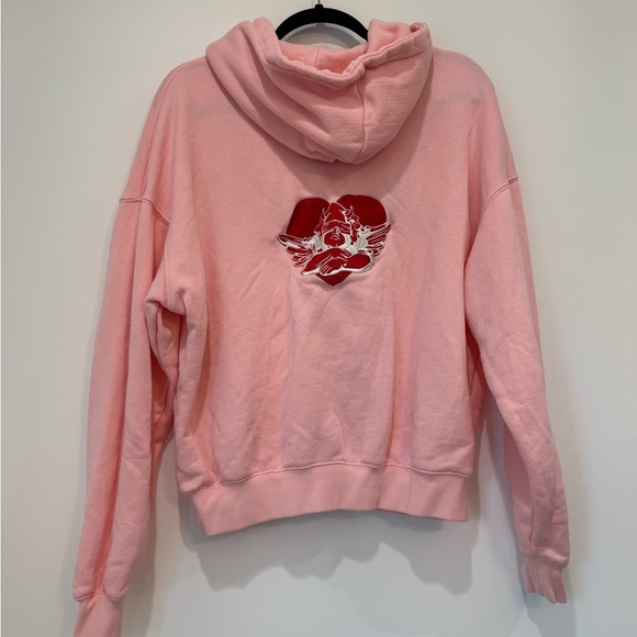 Boys Lie Pink Angel Graphic Hoodie | Size XS/S - Picture 6 of 8
